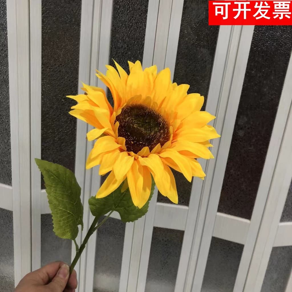 Novo estilo simulação girassol girassol flor de seda falso flor tiro adereços Hotel b & b jardim de infância sala estar