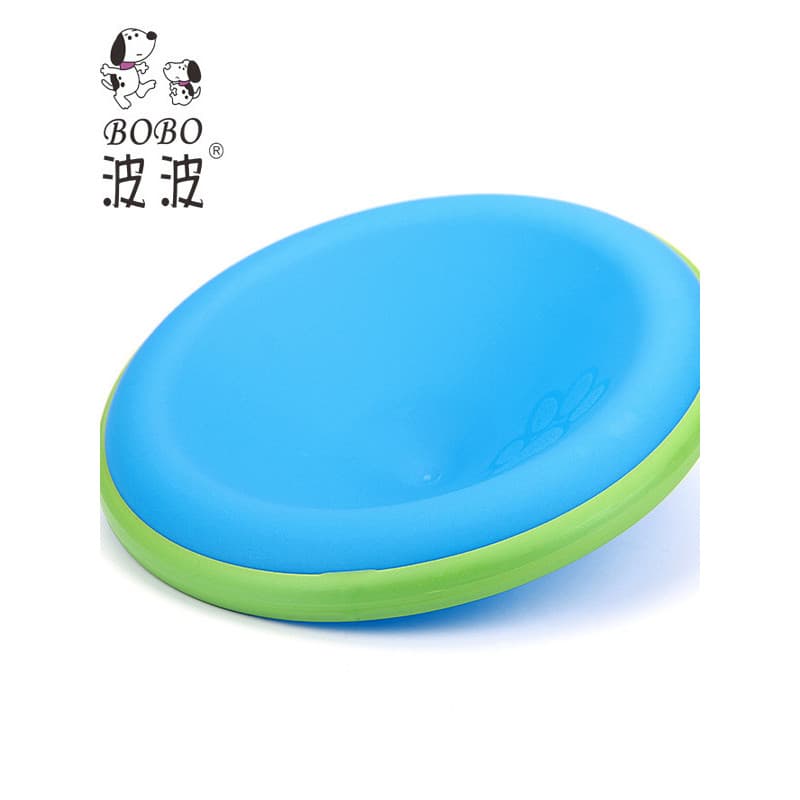 .Frisbee de plástico duplo médio grande cão treinamento disco voador duplo padrão cão Pet frisbee brinquedo do cão