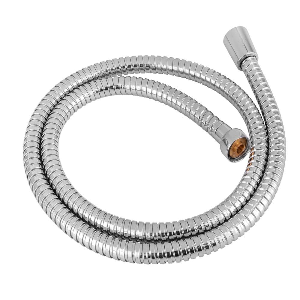 Engate Flexivel Mangueira Ducha Higienica Chuveirinho 2 Metros Rosca 1/2 Metal Cromado