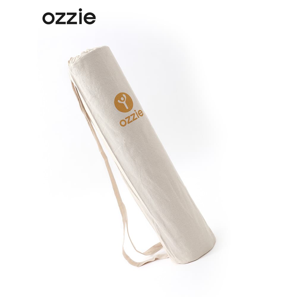 OZZIE saco de tapete de yoga portátil algodão linho tapete de yoga saco de malha saco de yoga saco de esteira de yoga sa