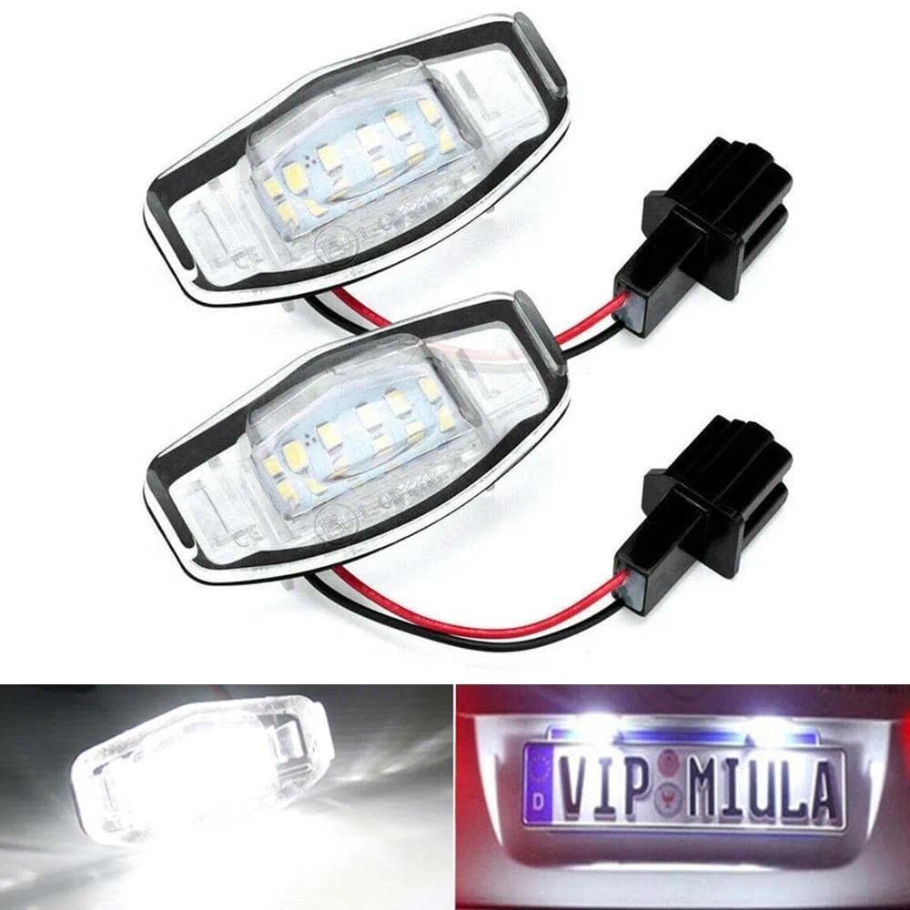 2 Pçs Carro Led Luzes Da Placa De Identificação Lâmpada 6000K Branco Acessórios Para Honda Accord Civic Cidade MR-V Odys