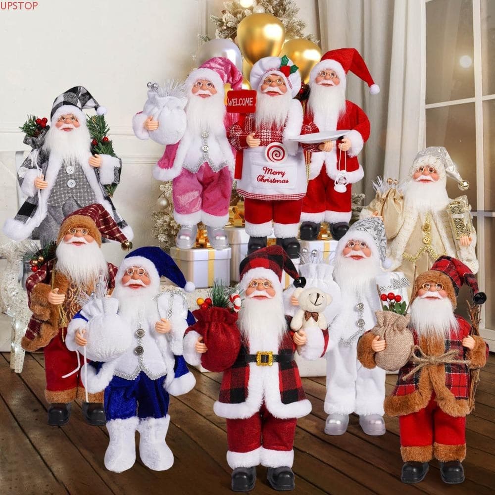 Decorações UPSTOP De Papai Noel , Enfeite De Árvore De Natal Fofo De 12 Polegadas , Suprimentos Para Decoração De Casa