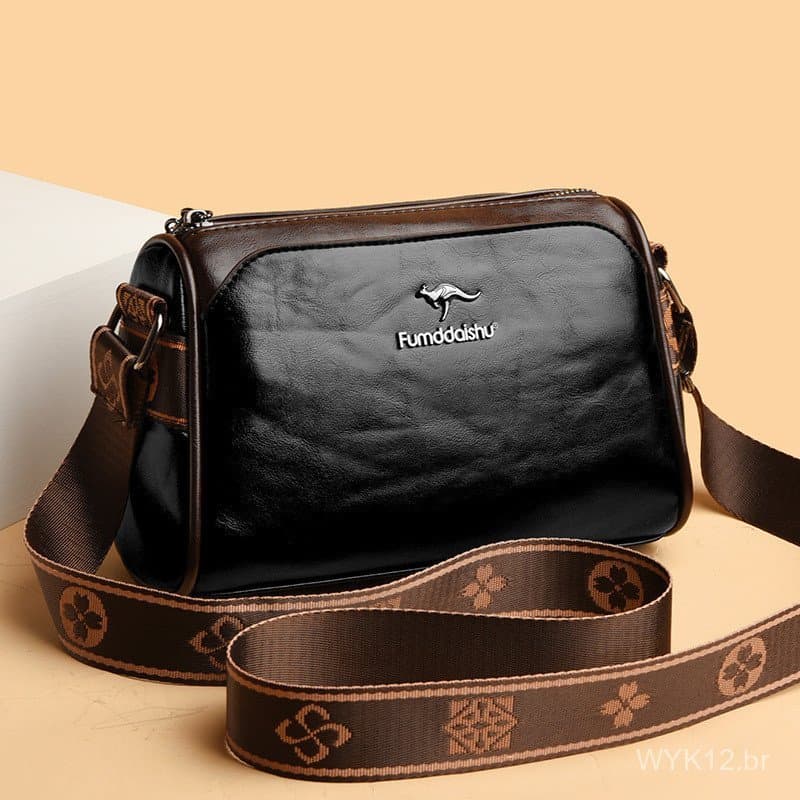 Bolsas femininas da moda para vendas internacionais, nova bolsa retrô de dupla face, bolsa de ombro de luxo leve para in