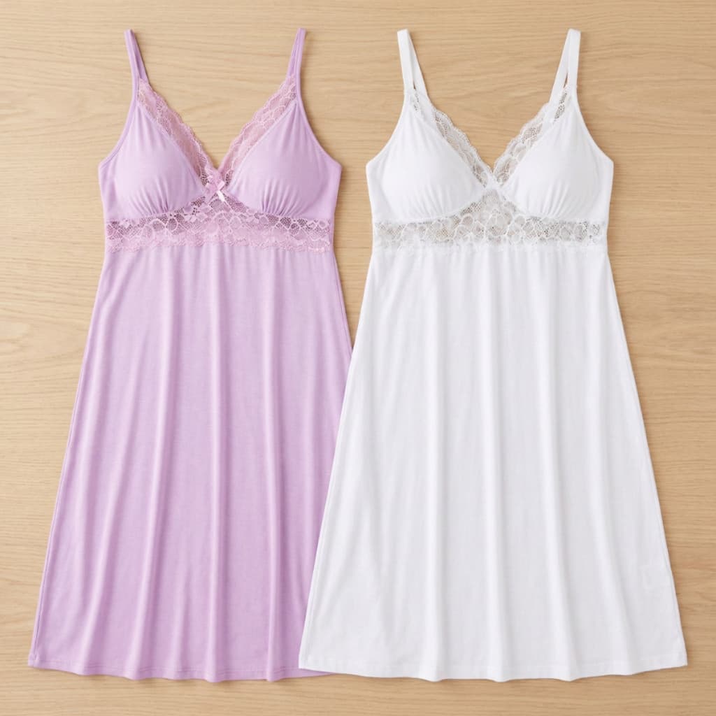 Camisola de Amamentação Plus Size com Renda