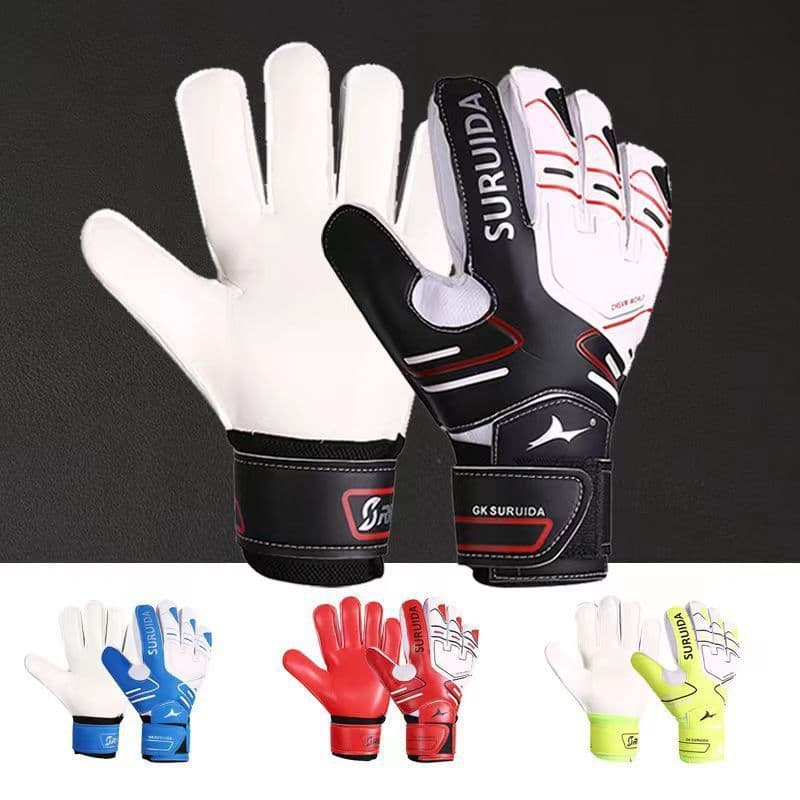 Equipamento de futebol profissional luvas de goleiro luvas de goleiro com proteção de dedo antiderrapante treinamento re