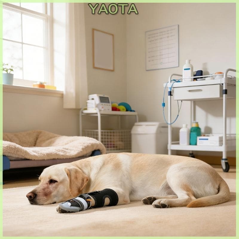 Bota Reflexiva Para Cães Yao Sapatos Corretivos Recuperação Cinto Regulável
