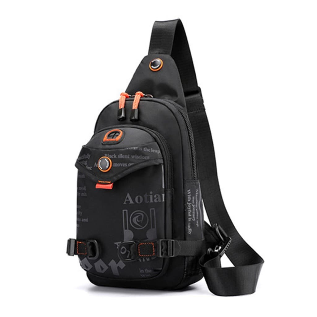 Camuflagem novo estilo saco de peito masculino bolsa de ombro mensageiro masculino versão coreana na moda estudante lona
