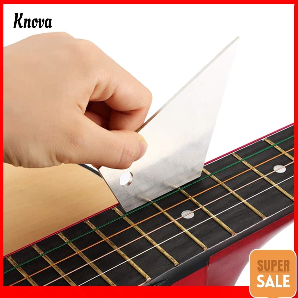 Conjunto De 3 Peças De Régua De Nivelamento De Traste De Guitarra Multiuso Para Acústica Elétrica