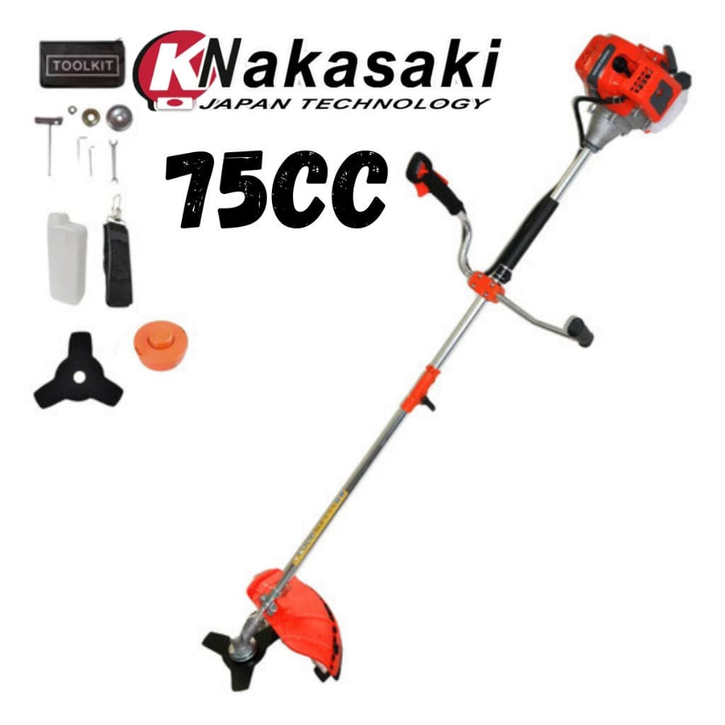 Roçadeira A Gasolina 75cc Nakasaki 75cc + BRINDE