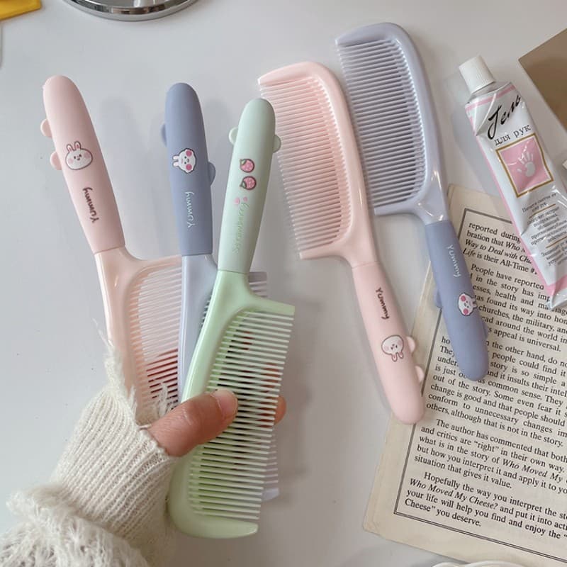 Pente bonito de alto valor pente senhoras dedicado cabelo longo doméstico meninas crianças cabelo reto cabelo reto rabo