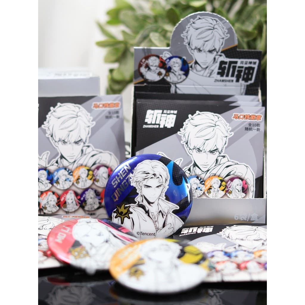 58mm crachá saco cego barra Chi genuíno deus-laying Fanchen arte Online estátua espaço estranho divertir Shen Qingzhu Li