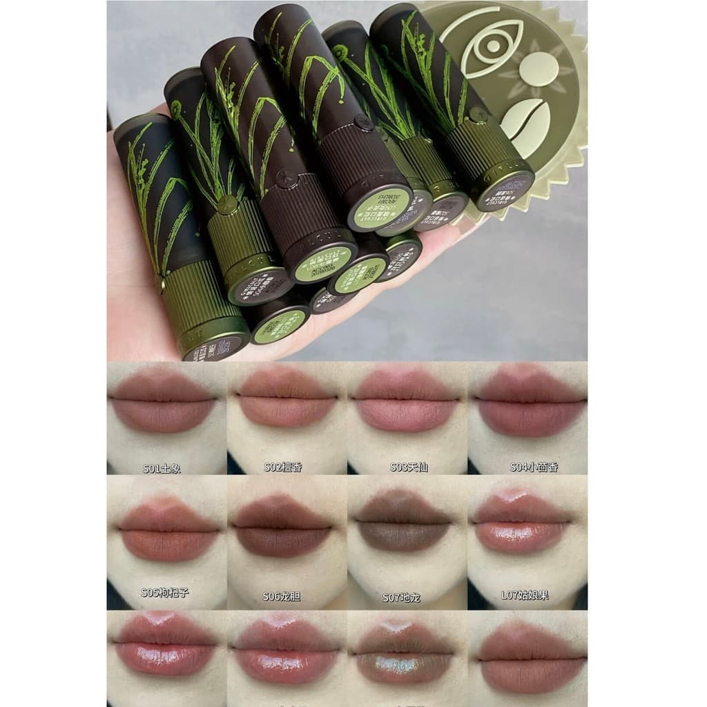 Girlcult Estrutura Miracle Materia Medica Outline Mirror Lip Gloss Love Word Batom Paleta de sombras de quatro cores Cam