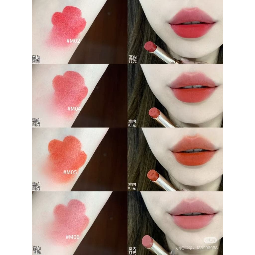 Cazilan Mist Kiss Batom Lip Glaze Nude Cor Batom Pasta de Feijão Cor Batom Fosco Batom Grande Nome