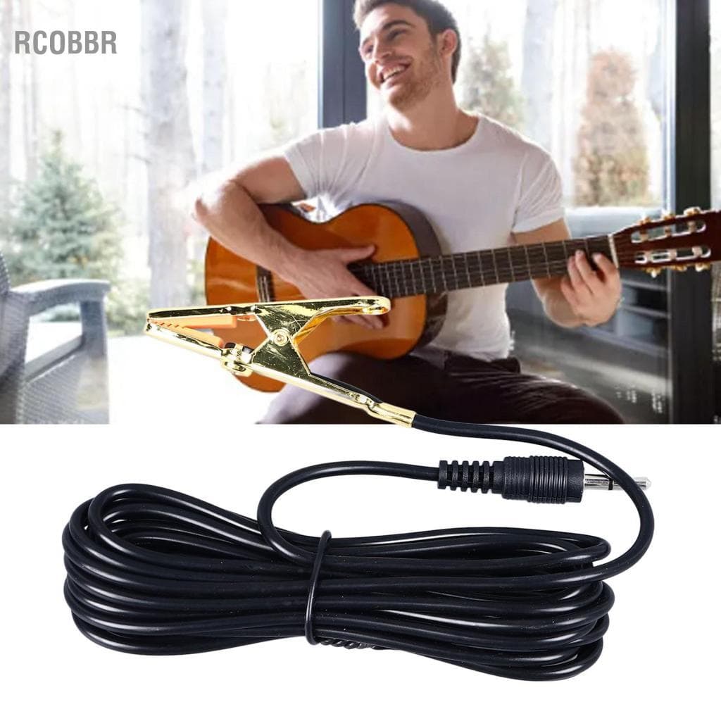 Rcobbr Clip On Pickup para guitarra Instrumentos de cordas HiFi Soundhole de canal duplo com tecnologia de baixo ruído