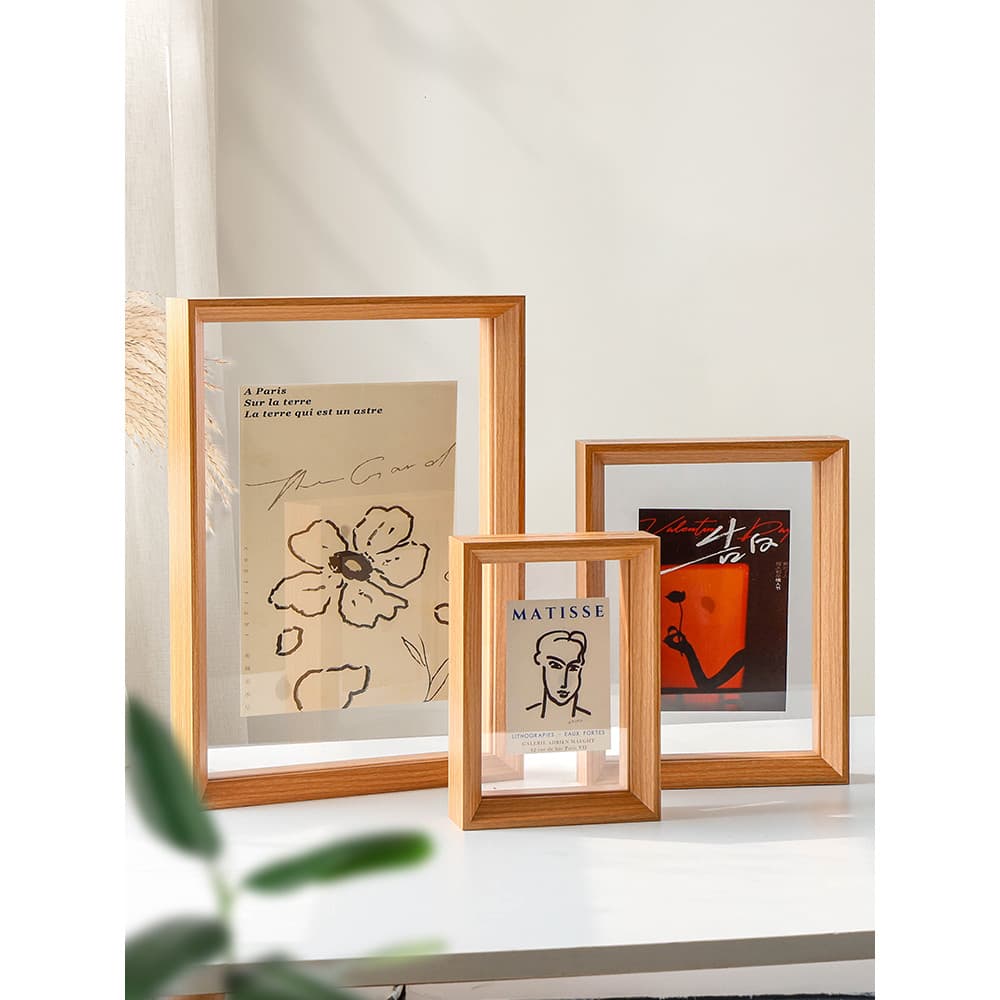 Moldura transparente dupla face, moldura de amostra, Display A3, montagem, 20cm, 23cm, 8a4, acrílico, mesa de foto, pend
