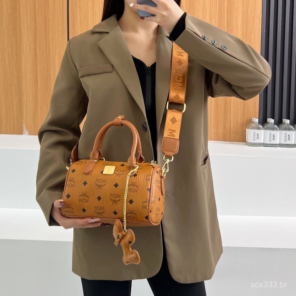 2026MCM bolsa crossbody bolsa de ombro feminina bolsa de jantar bolsa de axilas bolsa de mamãe pequena requintada bolsa