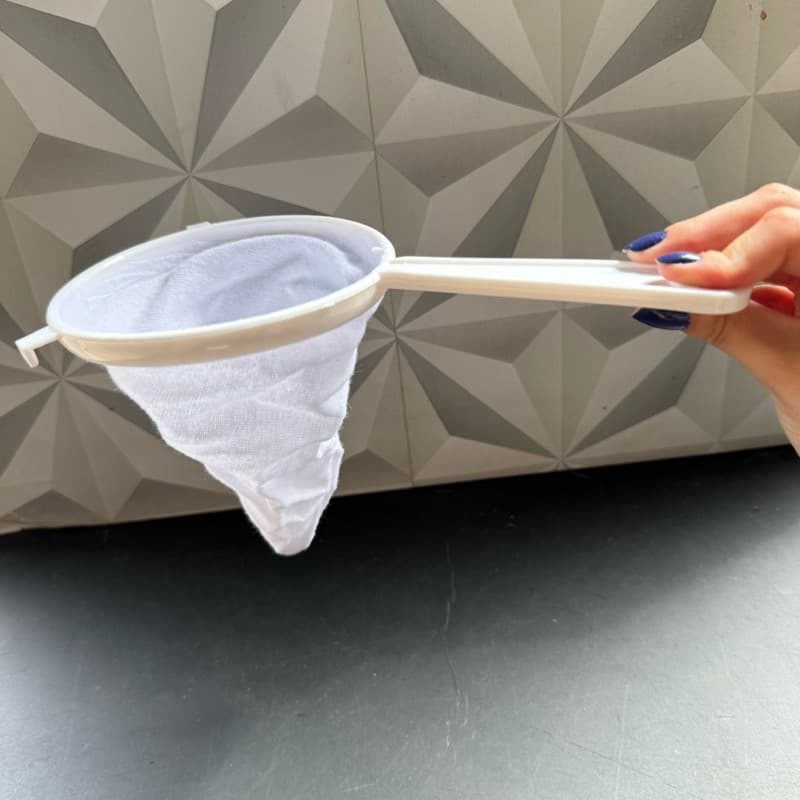 Coador Pano Café Filtro Reutilizável Passador Bebida Quente Cozinha Casa Barista Suporte Algodão Lavável Prático Durável