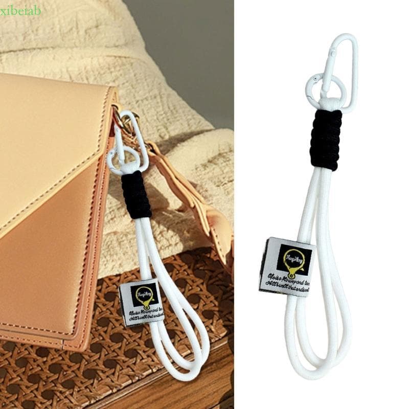 Chaveiro Trançado Nylon xibeiab Clipe Mosquetão Corda Tecida Bolsa Ornamento