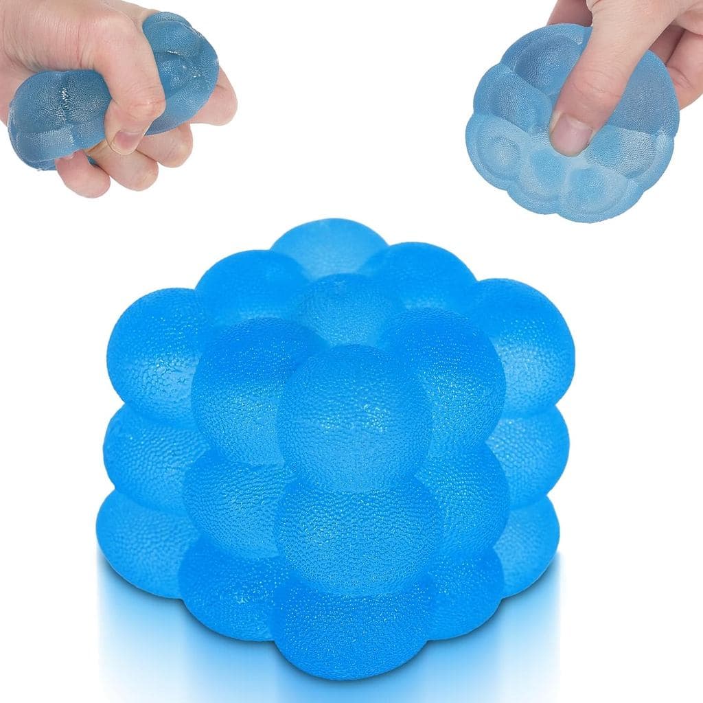 Cubo de Gelo Fosco Macio, Brinquedo Anti-estresse de 5cm, Brinquedos Sensoriais Macios para Ansiedade e Concentração par