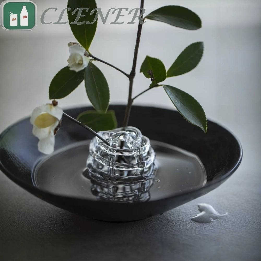 Vaso De Bola De Vidro Mais Limpo , Arte Artesanal Exclusivo Minimalista Decoração De Mesa Com Design Inspirado Em Zen