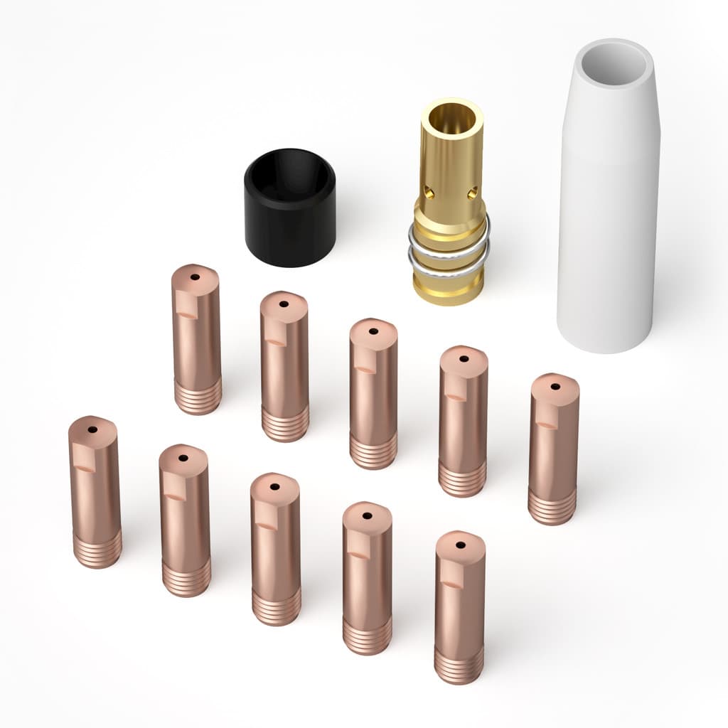 Entrega Rápida Kit Bocals Bicos Difusor Para Tocha Mig 14AK/15AK Aplicável A Todas As Marcas