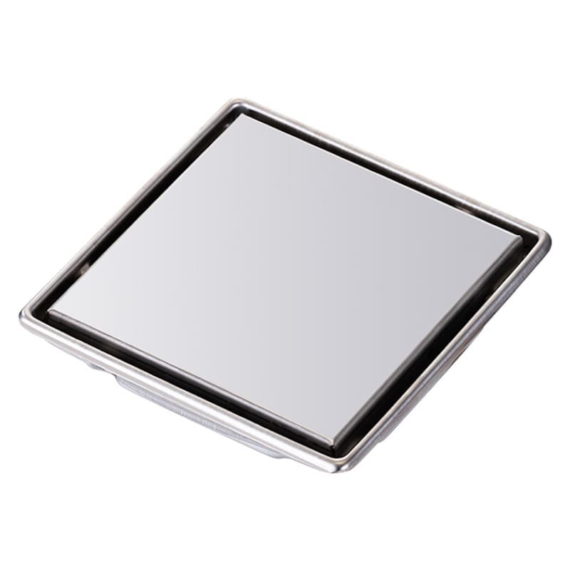 Ralo Oculto Invisível Duplo Inox 15x15 Anti Inseto Anti odor