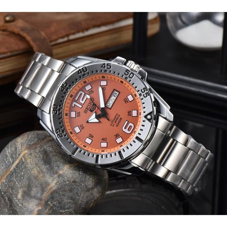 SEIKO 5 SPORT 24 Joias Relógio Esportivo Multifuncional Masculino Com Calendário