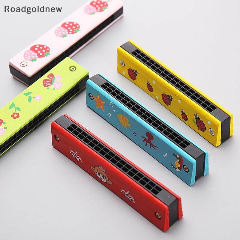 RGN Instrumentos Musicais 16 Buracos Boca De Sopro Gaita Melódica Para Crianças Brinquedos NW