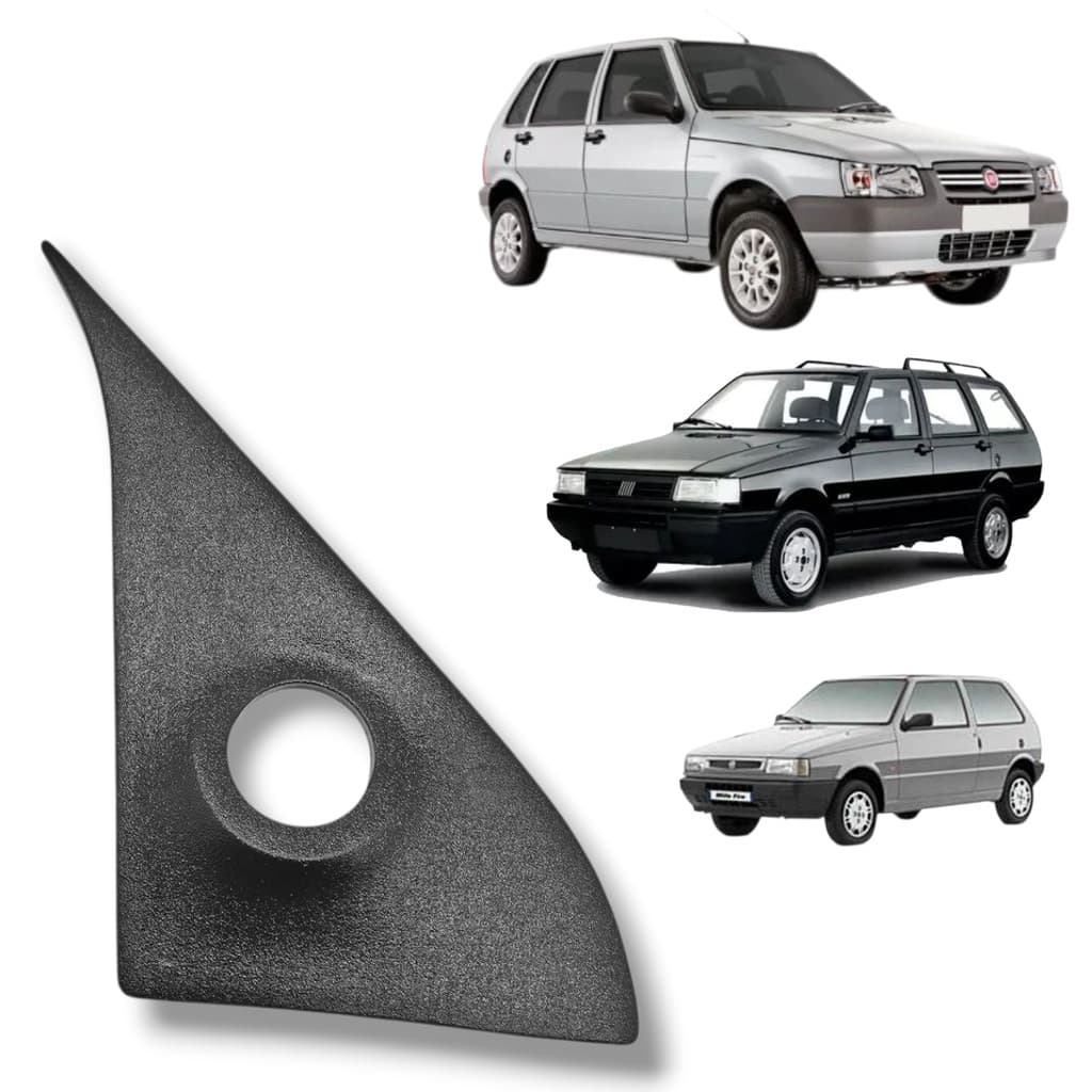 Acabamento Capa Retrovisor Interno 2 e 4 Portas Uno Mille 91 92 93 94 95 96 97 98 98 00 01 02 A 03 Elba 1991 1992 1993