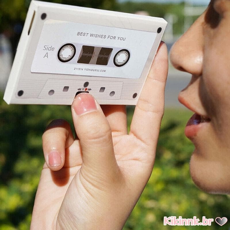 Sentimental Gravação Voz 30 60 300 Segundos Gravador Cartão Fácil Usar