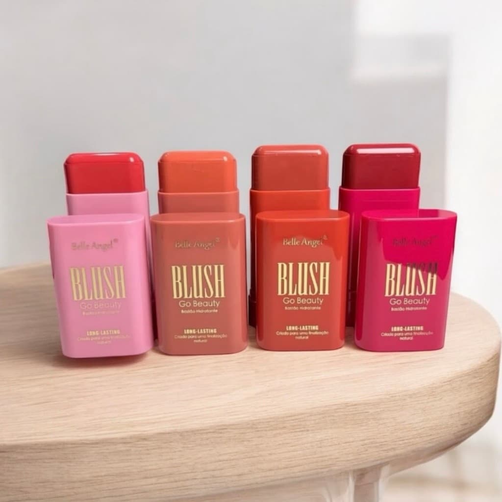 Blush Bastão Hidratante Stick Go Beauty Belle Angel (RB005) - Longa Duração