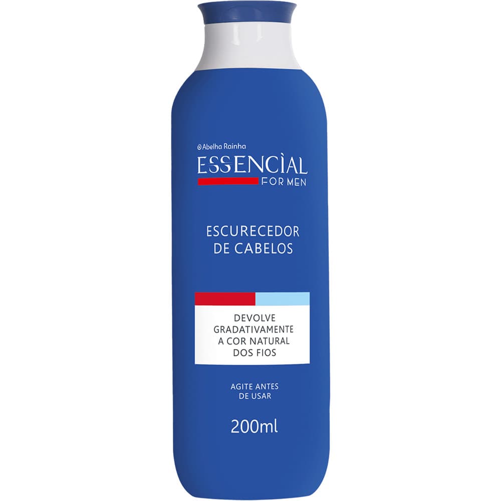 Abelha Rainha Essencial For Men Escurecedor de Cabelos - 200ml