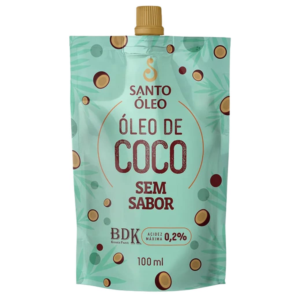 Óleo de Coco Sem Sabor 100ml Santo Óleo