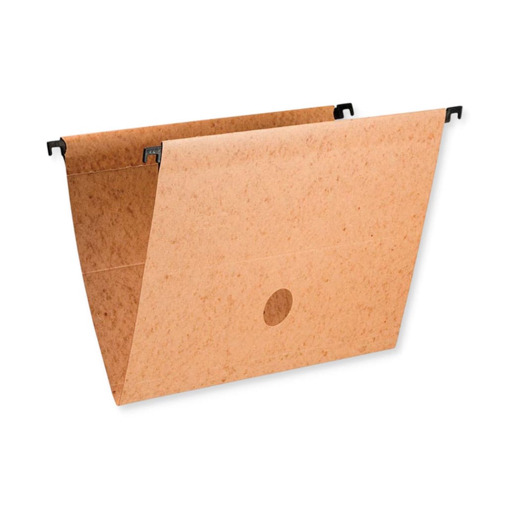 Pasta Suspensa Kraft 170g com Visor Etiqueta e Grampo Dello pacote 10 unidades