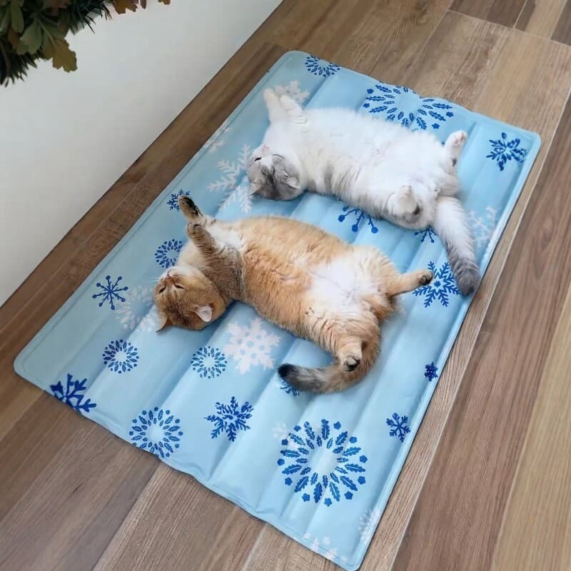 Almofada de gelo para animais de estimação, verão, maca de gato, cachorro, almofada legal, almofada de dormir, tapete le