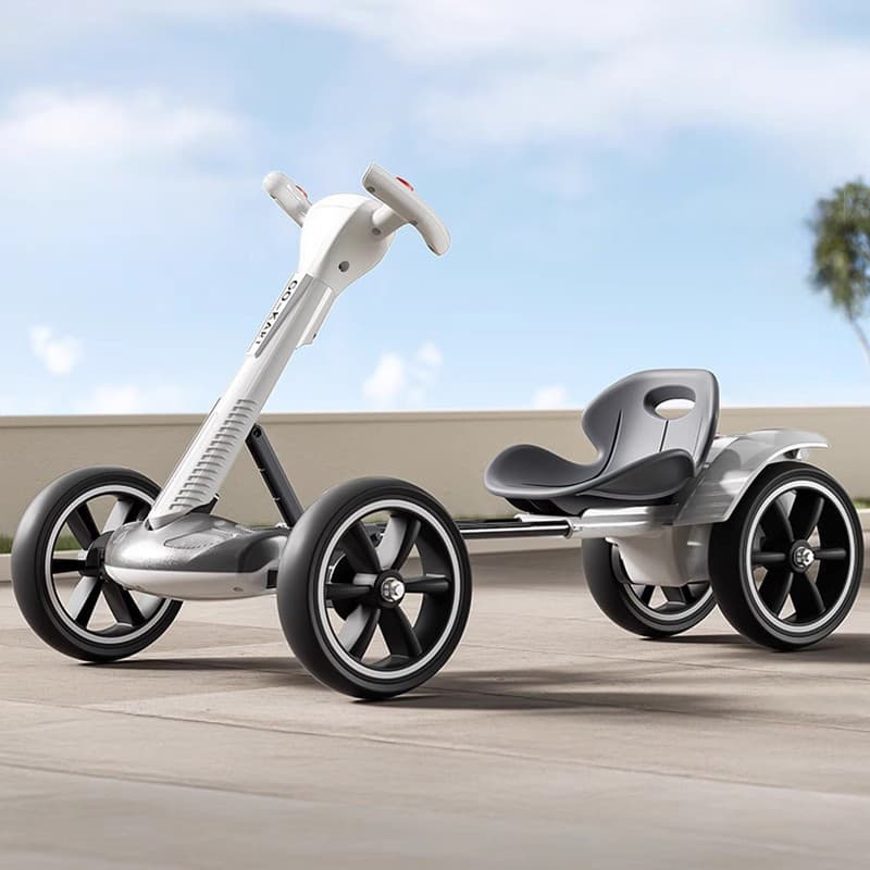 Carro elétrico infantil alemão pode sentar Kart carro de quatro rodas meninos meninas com controle remoto carro de brinq
