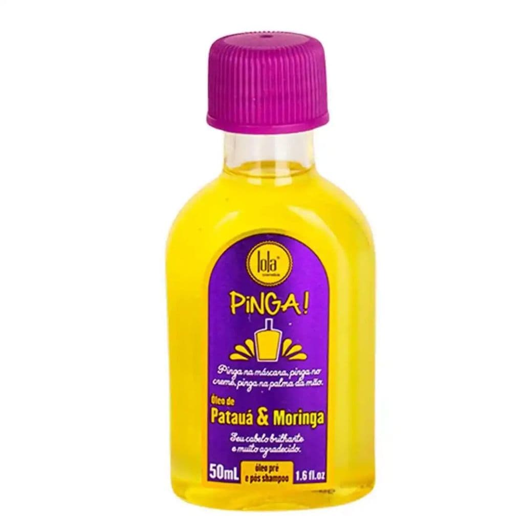 Óleo Pinga Patauá e Moringa Lola 50ml Nutrição Capilar Brilho e Anti Frizz