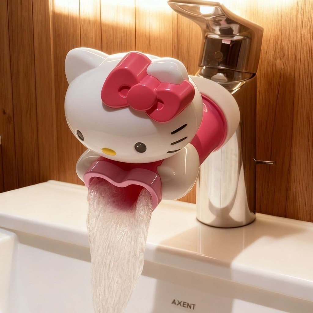 2026HelloKitty Extensor de Torneira Criança Bebê Extensor Anti