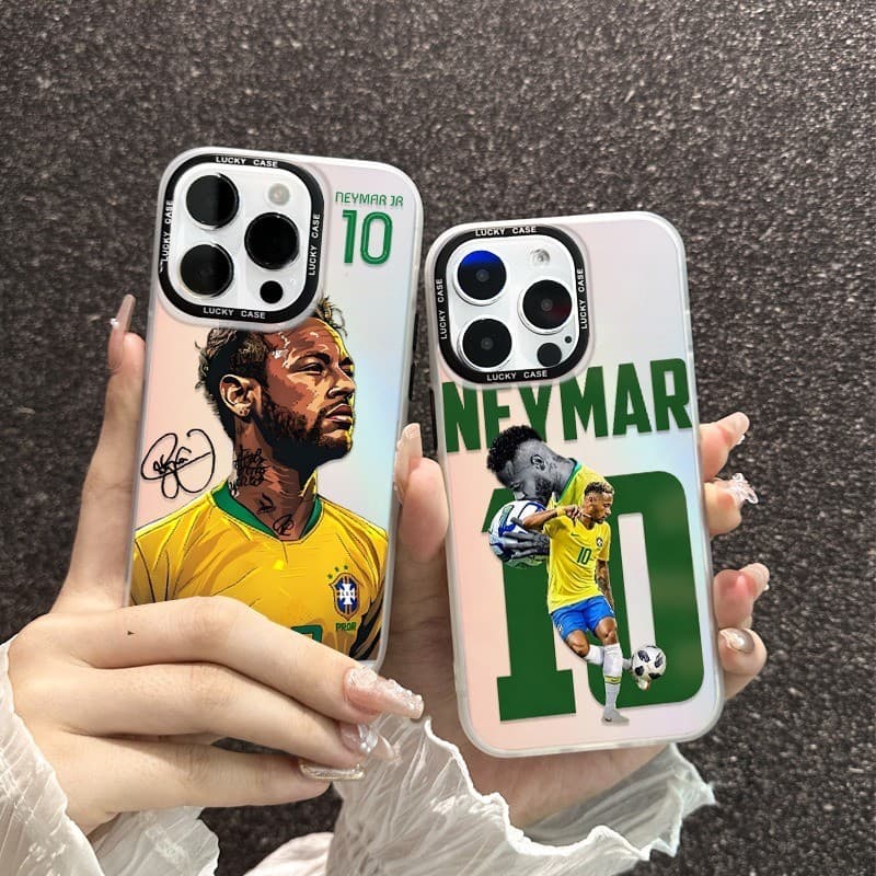 🔥Novo🔥 Capinha iPhone 17 Pro max Neymar Brasil 10 Holográfica Camaleão Slim Antichoque iphone 16 15 14 13 12 11 184