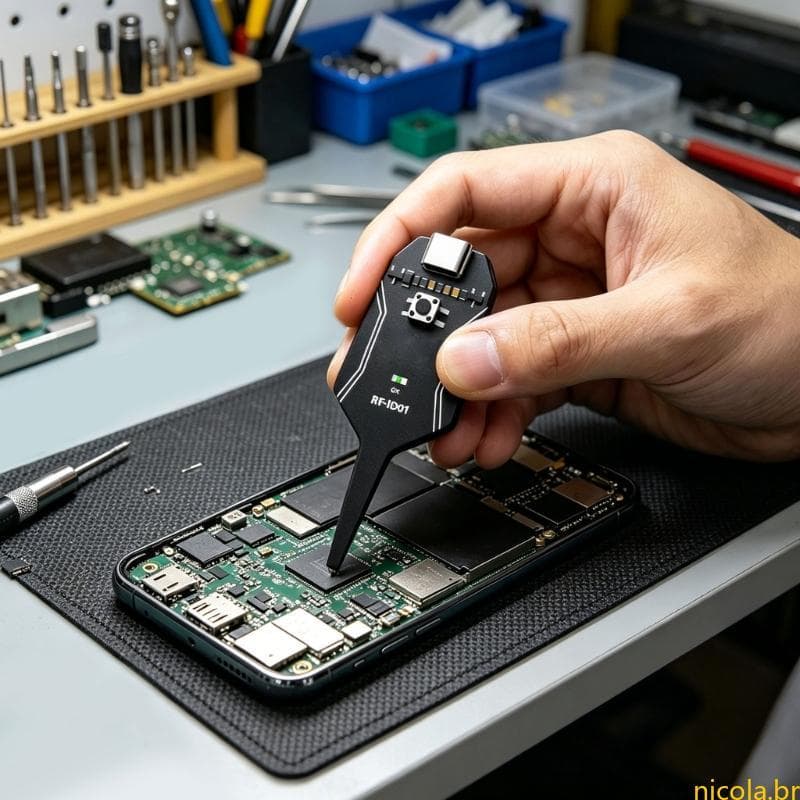 Nic Precisãos Indutância Testador Placas-Mãe Bobinas Para PCB E Reparação Detector Rápido Falhas