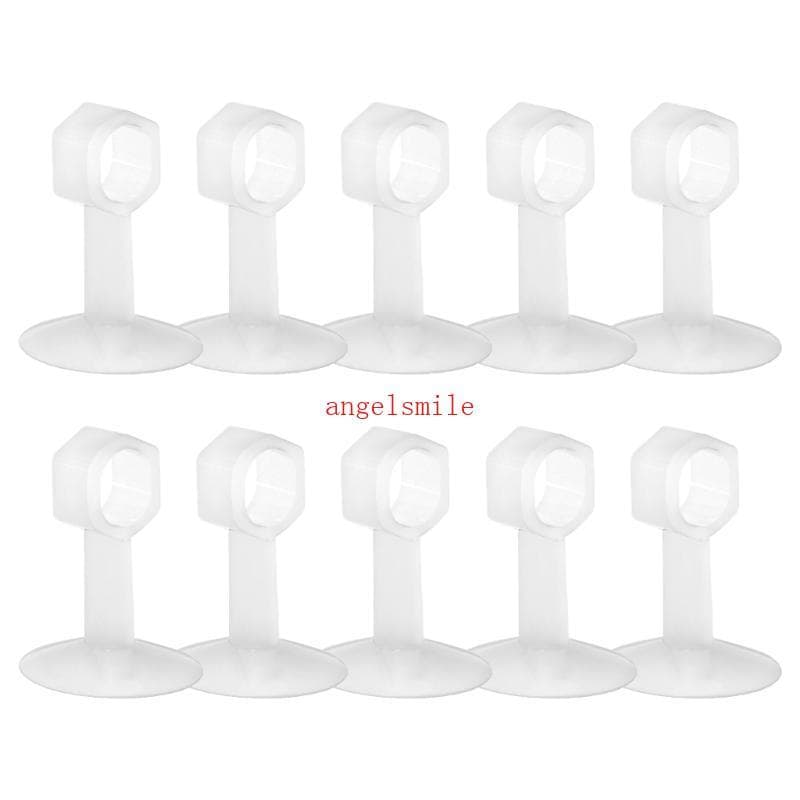 1olots Rolhas Adesivas Transparentes Protetores Parede Silicone Durabilidade