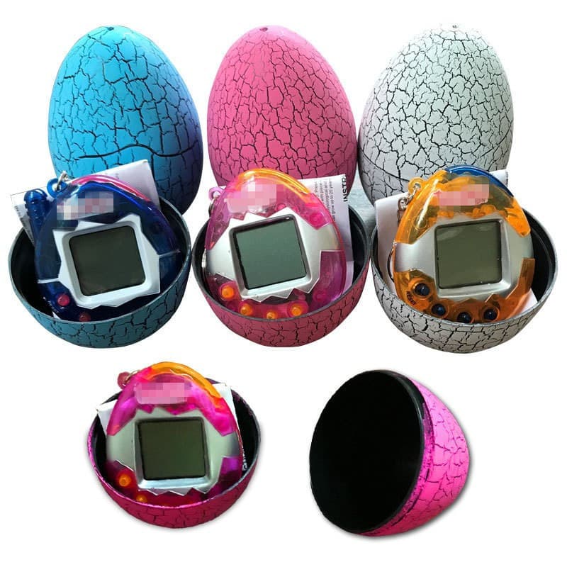 Brinquedos Tamagochi Multicoloridos, Ovo Virtual, Animal de Estimação Eletrônico, Máquina Digital, Jogo Portátil