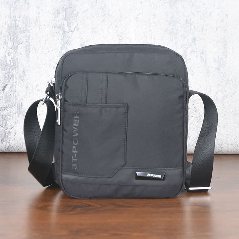 Nova moda pequena bolsa quadrada masculina à prova dwaterproof água Oxford pano mensageiro saco diário Commuter bolsa de