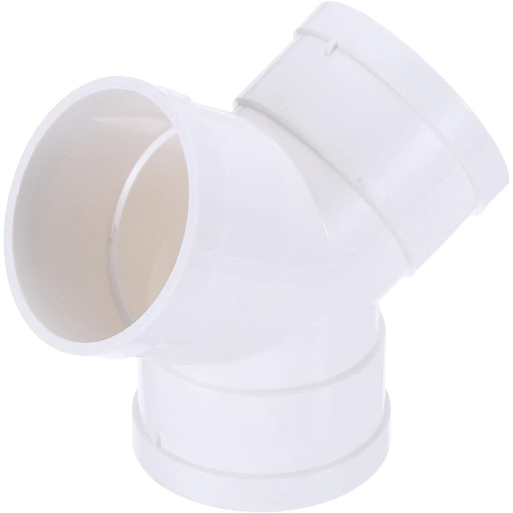PATIKIL Divisor de Duto de 3 Vias, 3"x3"x3" (Soquete x Soquete x Soquete) Adaptador em Forma de Y de PVC para Tubos, Con