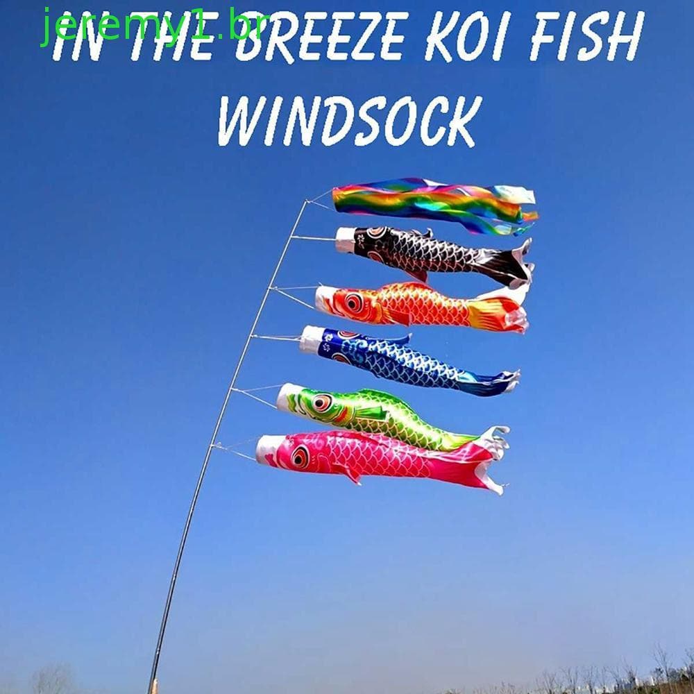 JEREMY1 Sinos De Vento Kite Estilo Japão Koinobori 40/70/100CM Decorações Penduradas