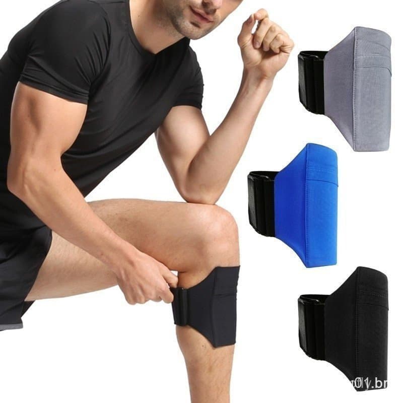 Cinto de perna Easton Fitness, bolsa esportiva, alça de perna para telefone, porta-carteira de armazenamento