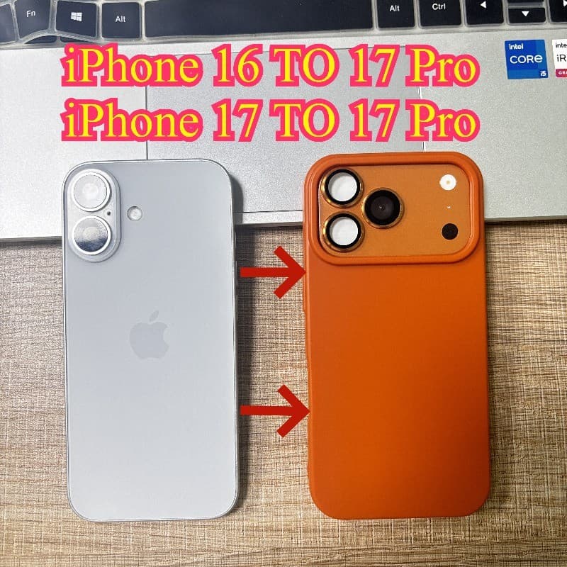 (Mudança Instantânea 17 Pro) Conjunto De Troca Rápida Adequado Para IPhone 16 17 Substituição Da Capa De Telefone Modifi