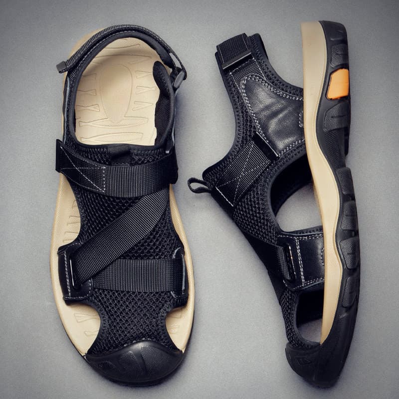 Sapatos ocos estilo masculino verão exterior wear Casual esportes antiderrapante desodorante resistente ao desgaste oco