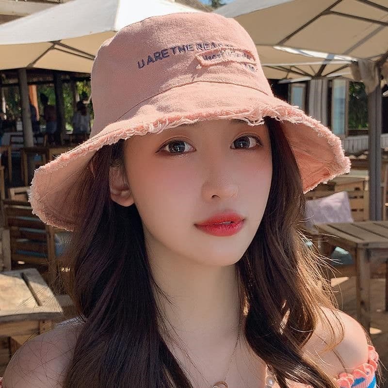 Chapéu balde feminino chapéu de sol chapéu de sol verão estilo fino primavera verão versão coreana All-Match estilo japo