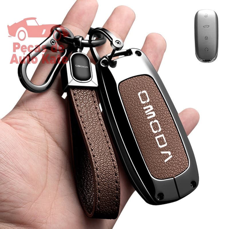 Capa para Chave Remota para Chery Omoda 7 Omoda5 E5 omoda C5 SHS PHEV 9 7 com Fivela de Chaveiro WPUB